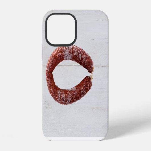 Coque iPhone 12 Saucisson Chorizo (Verso)