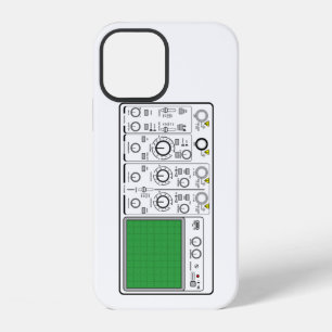 Coque iPhone 12 Schéma de l'oscilloscope générique du panneau avan