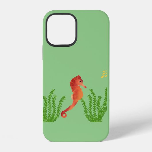Coque iPhone 12 Seahorse (Verso)