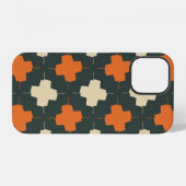 Coque iPhone 12 Seamless pattern with bright geometric elements on (Verso Horizontal)