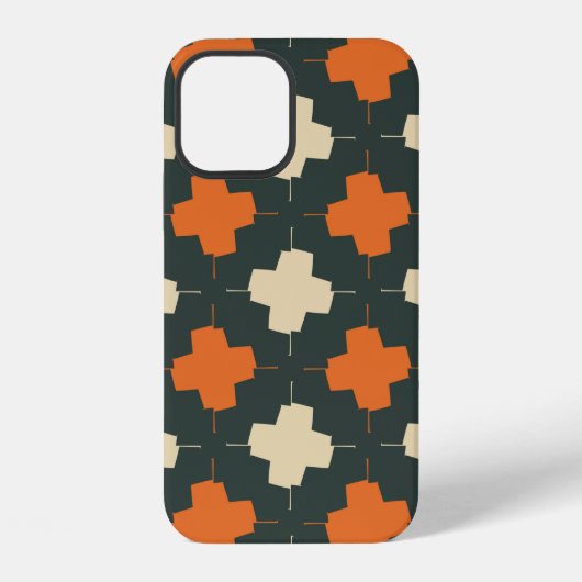 Coque iPhone 12 Seamless pattern with bright geometric elements on (Verso)