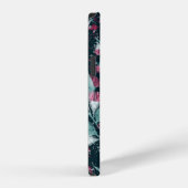 Coque iPhone 12 Seamless pattern with eucalyptus leaves and flower (Côté droit)