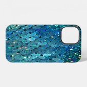 Coque iPhone 12 Séquins Sparkle : Macro Abstrait Arrière - plan (Verso Horizontal)