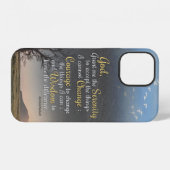 Coque iPhone 12 Sérénité, Courage et Sagesse (Verso Horizontal)