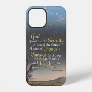 Coque iPhone 12 Sérénité, Courage et Sagesse