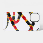 Coque iPhone 12 Serpents de corail (Verso Horizontal)