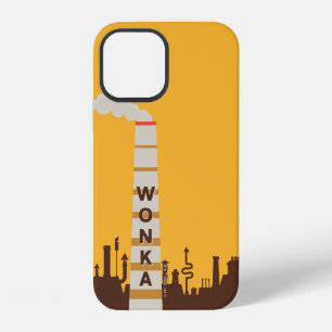 Coque iPhone 12 Silhouette de l'usine Wonka