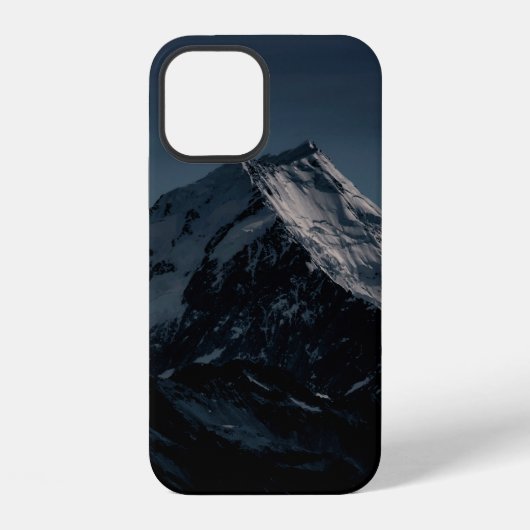 COQUE iPhone 12 SNOW COVERED MOUNTAIN DURING NIGHTTIME (Verso)