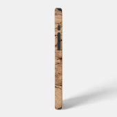 Coque iPhone 12 Sol brun (Côté gauche)