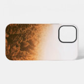 COQUE iPhone 12 SOLEIL DORÉ SUR UNE FORÊT (Verso Horizontal)