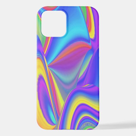 Coque iPhone 12 Spirit of Summer Breeze, Rainbowart Abstrait 3D (Verso)
