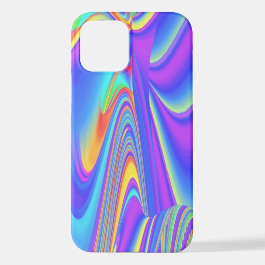 Coque iPhone 12 Spirit of Summer Breeze, Rainbowart Abstrait 3D (Verso)