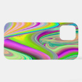 Coque iPhone 12 Spirit of Summer Breeze, Rainbowart Abstrait 3D (Verso Horizontal)