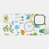 Coque iPhone 12 Spring seamless pattern in simple hand-drawn carto (Verso Horizontal)