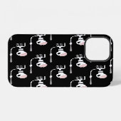 Coque iPhone 12 Squelette d'Halloween avec épée (Verso Horizontal)