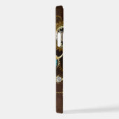 Coque iPhone 12 Steampunk Rusty Background (Côté droit)