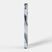 Coque iPhone 12 Structure de bâtiment blanc et gris (Côté droit)