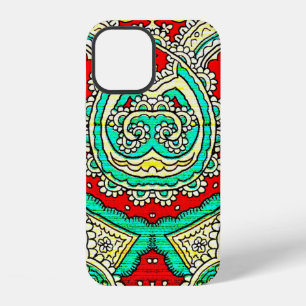 Coque iPhone 12 style années 80, lumineux, néon, beau, ornement ar
