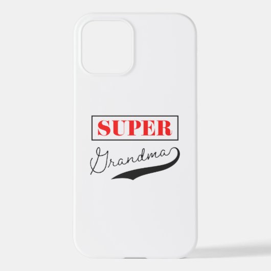 Coque iPhone 12 Super grand-mère (Verso)