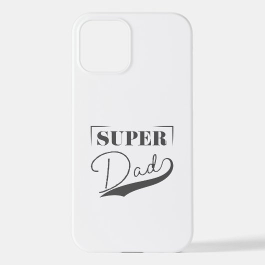 Coque iPhone 12 Super papa (Verso)