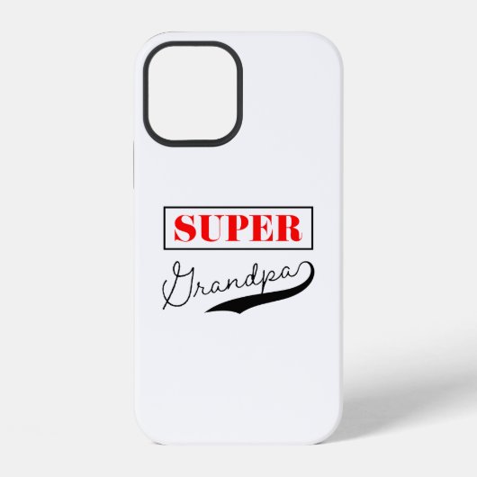 Coque iPhone 12 Super Papy (Verso)