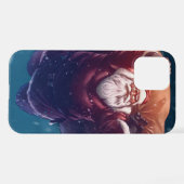 Coque iPhone 12 Super Père Noël (Verso Horizontal)