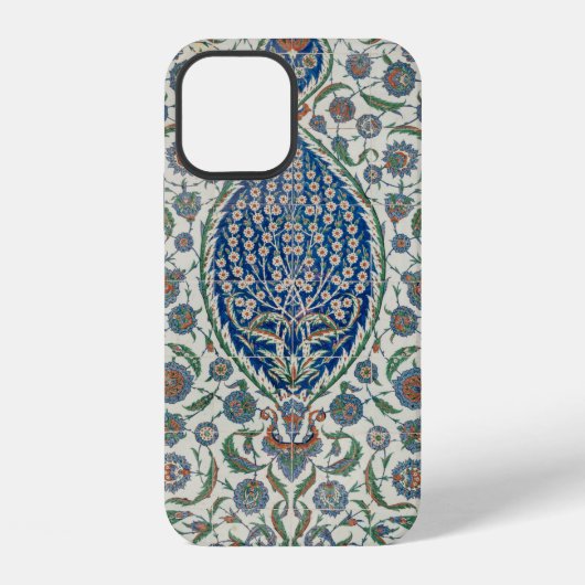 COQUE iPhone 12 SUPERBE TISSU FLORAL (Verso)