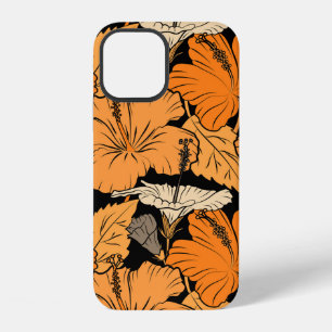 Coque iPhone 12 Sur fond noir. Peinture dessinée à la main en rast