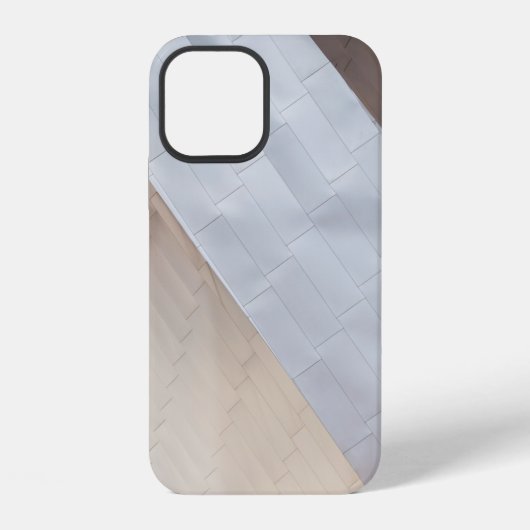 Coque iPhone 12 Surface beige et blanc (Verso)