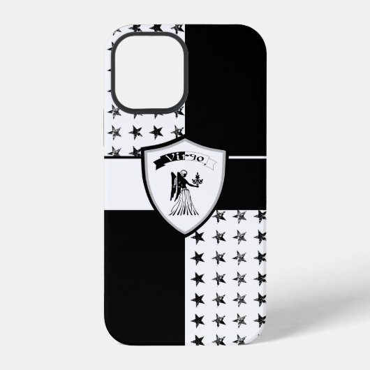 Coque iPhone 12 Symbole de la Vierge (Verso)