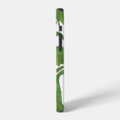 Coque iPhone 12 Tableau Aquarelle Crocodile Blanc (Côté gauche)