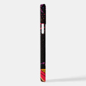 Coque iPhone 12 Tahlia belle femme noire style pop art (Côté droit)