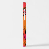 Coque iPhone 12 Tahlia belle femme noire style pop art (Côté gauche)