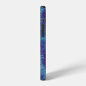 Coque iPhone 12 Teinture Lien Violets (Côté gauche)