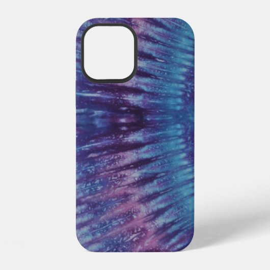 Coque iPhone 12 Teinture Lien Violets (Verso)