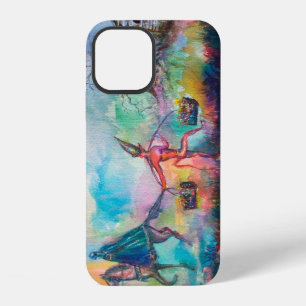 Coque iPhone 12 Tentation Dark Knight et Trésor du Diable Bleu