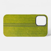 Coque iPhone 12 Terrain d'herbe verte (Verso Horizontal)