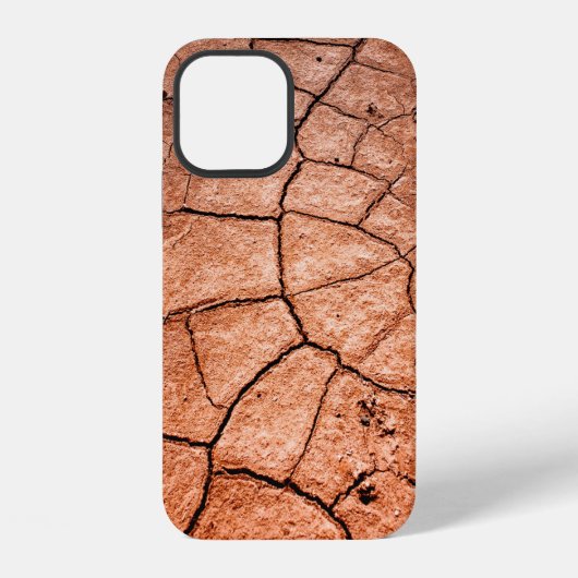 Coque iPhone 12 Terres séchées (Verso)