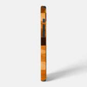 Coque iPhone 12 Texture de fond abstraite de bois provenant des ex (Côté gauche)