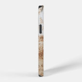 Coque iPhone 12 Texture de fond feuille de métal (Côté droit)