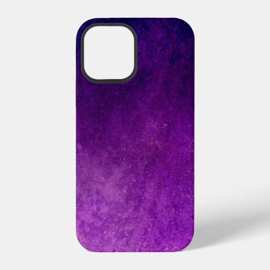 Coque iPhone 12 Texture de fond grunge violet (Verso)