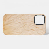 Coque iPhone 12 Texture de fourrure de poil de chèvre (Verso Horizontal)