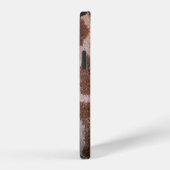 Coque iPhone 12 Texture de la peau de girafe (Côté droit)