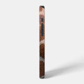 Coque iPhone 12 Texture de la peau de girafe (Côté gauche)