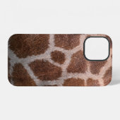 Coque iPhone 12 Texture de la peau de girafe (Verso Horizontal)