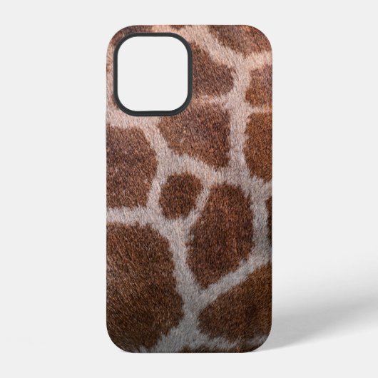 Coque iPhone 12 Texture de la peau de girafe (Verso)