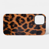 Coque iPhone 12 Texture de peau de léopard : Tache de léopard patt (Verso Horizontal)