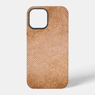Coque iPhone 12 Texture de toile vintage arrière - plan. vintage,