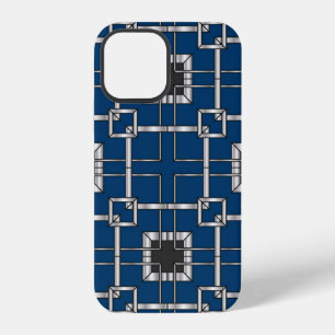 Coque iPhone 12 Texture décorative abstraite vintage. Illustration