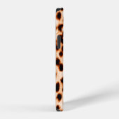 Coque iPhone 12 texture Empreinte de léopard (Côté droit)